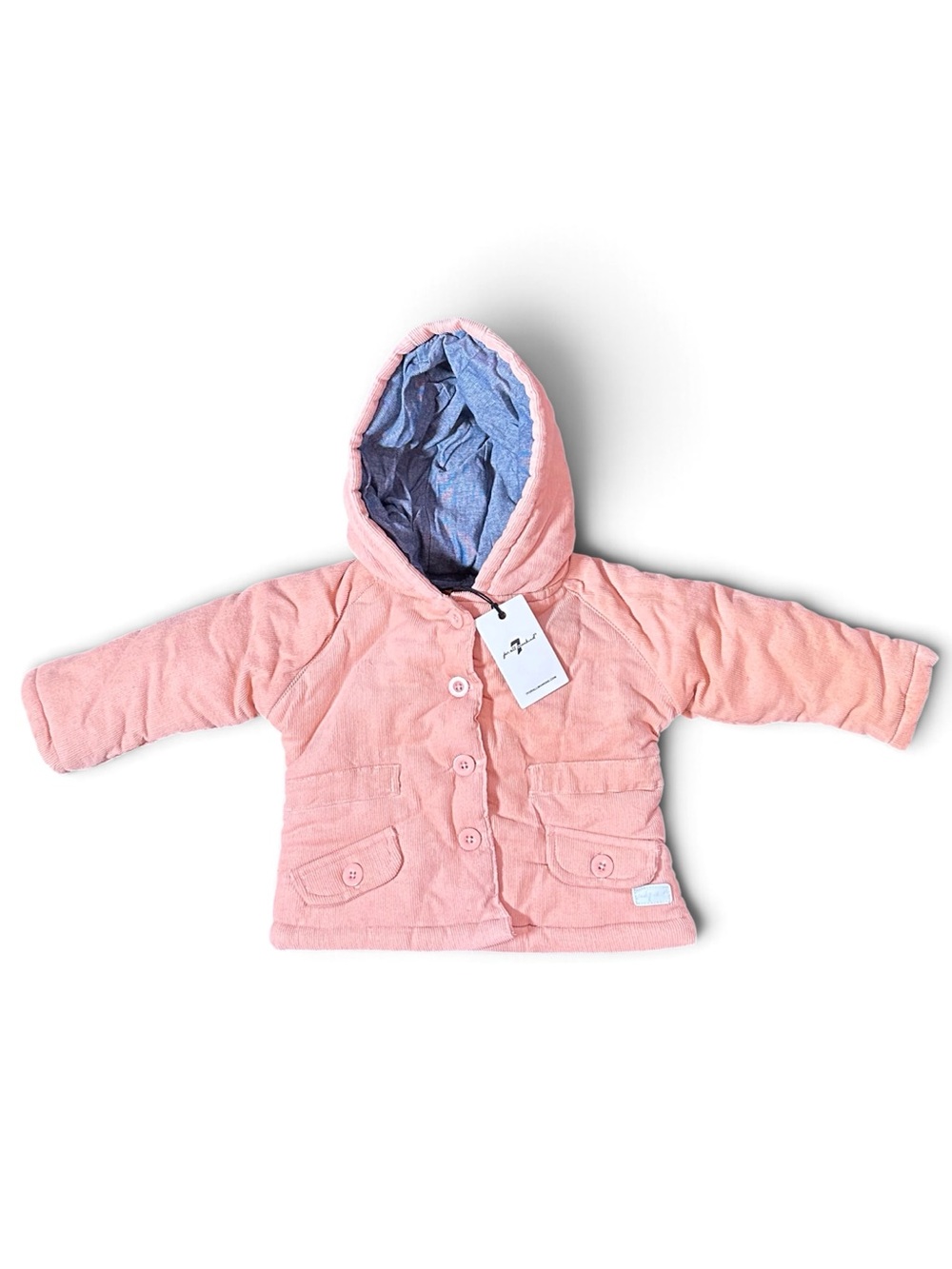 7 FOR ALL MANKIND Insulated Corduroy Hooded Jacket